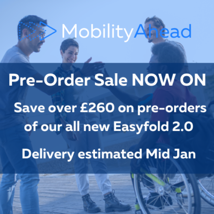 MobilityAhead Easyfold Electric Wheelchair Preorder Sale